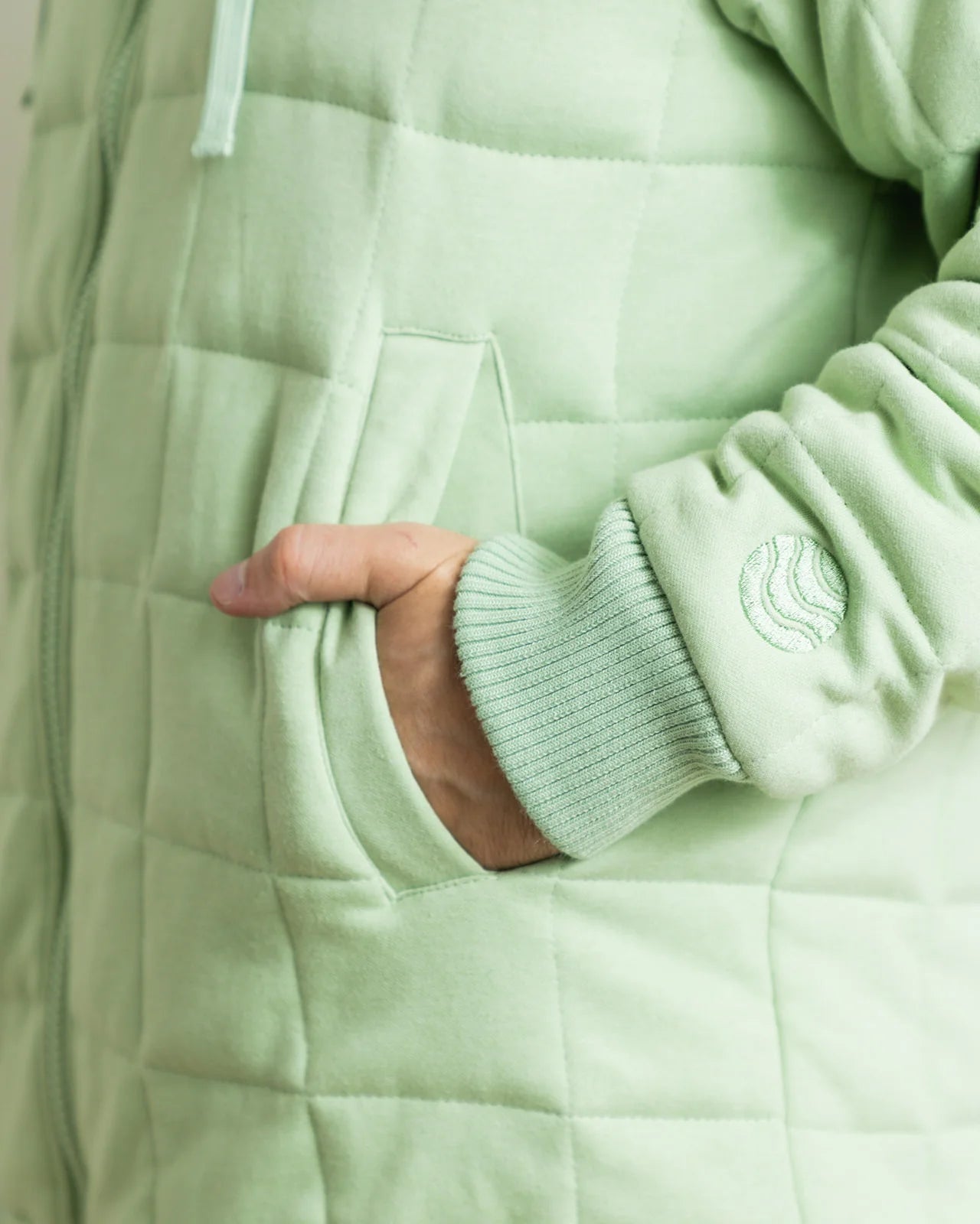 Weighted Therahoodie - Kid's Fleece Peaceful Green